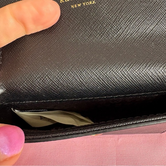 Kate Spade Black Card Holder with Gold Accent - Picture 6 of 6